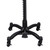 Boutique Black Metal Dressmaker Form Base with Wheels