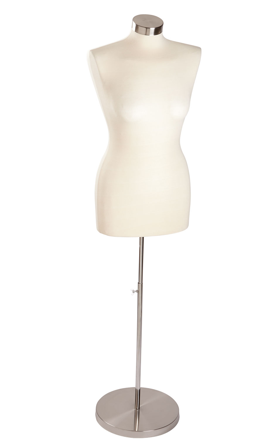 Economy Female Off-White Jersey Dressmaker Form