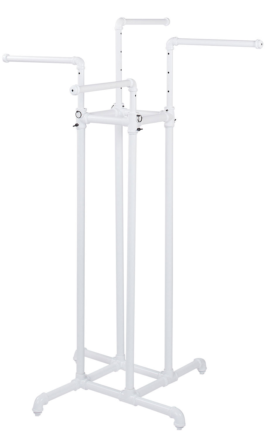 Firefly Store Solutions 4-way Clothing rack – Chrome