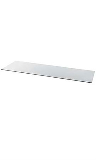 14 x 48 inch Tempered Glass Shelf