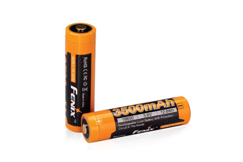 Fenix ARBL18 High-Capacity 18650 Battery - 3500mAh - Fenix Flashlights