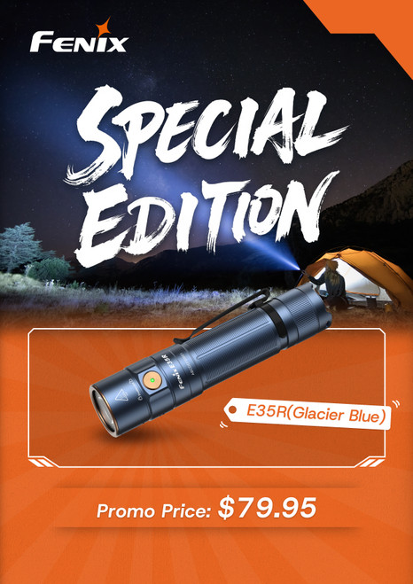Fenix E35R EDC Flashlight Holiday Colors