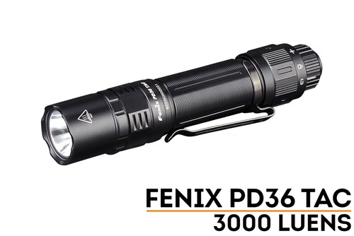 Fenix PD36 TAC Tactical Flashlight - 3000 Lumens