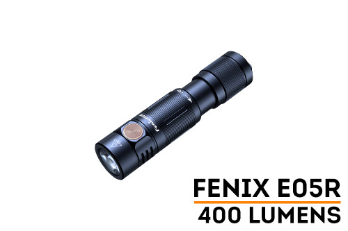 Fenix E05R Mini Keychain Flashlight - 400 Lumens