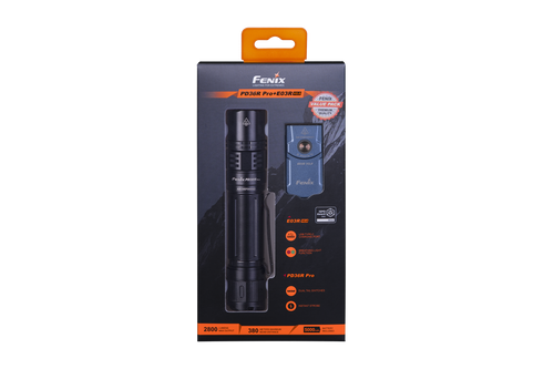 Fenix PD36R-Pro E03Rv2Grey Holiday Kit