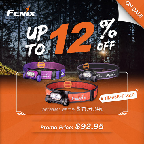 Fenix HM65R-Trail-V2 1600 Lumen Headlamp
