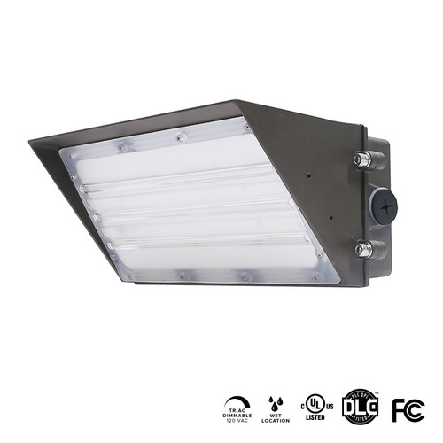 LED WALL PACK, SEMI  CUT OFF, 90W, 12,608 LUMEN, 5000K