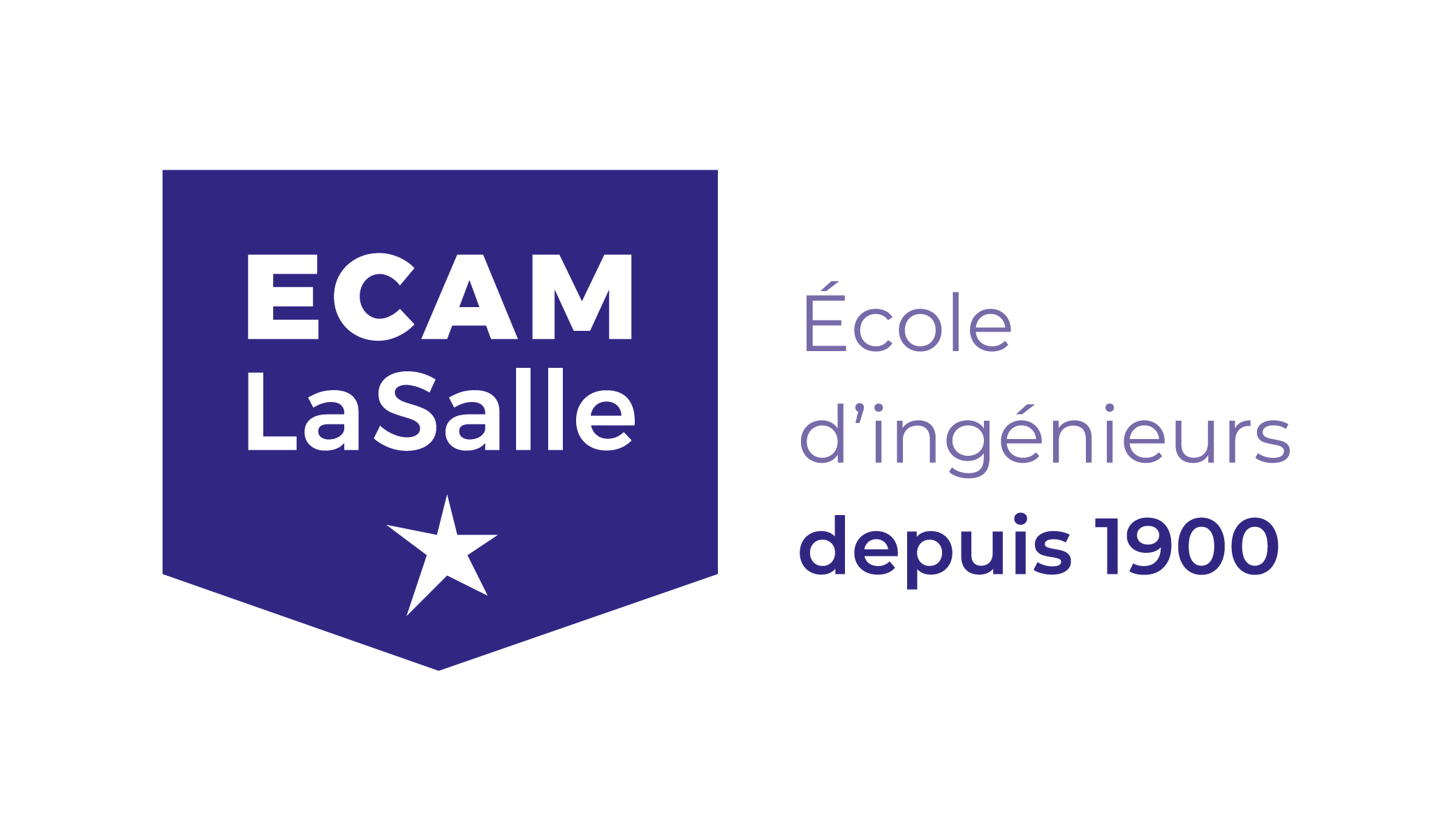 logo de l'école d'ingénieurs Ecam LaSalle depuis 1900