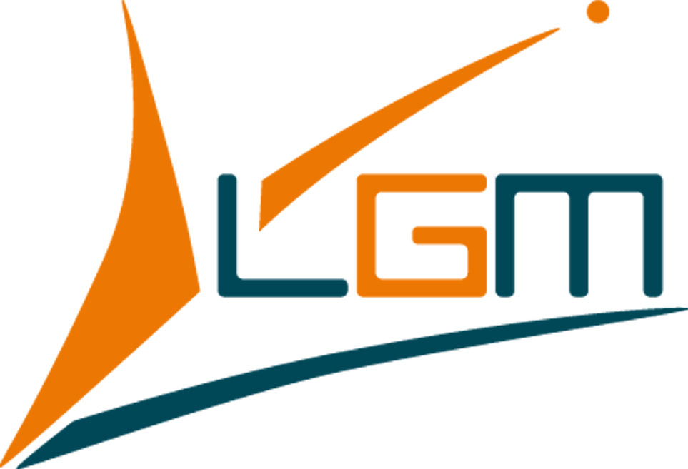 logo de société d'ingénierie des systèmes et du soutien LGM