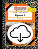 Dinah Zike's Notebook Foldables Notebooking Central Algebra II Digital Copy