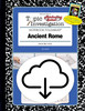 Dinah Zike's Notebooking Central Notebook Foldables Topic Investigations Ancient Rome Digital Copy