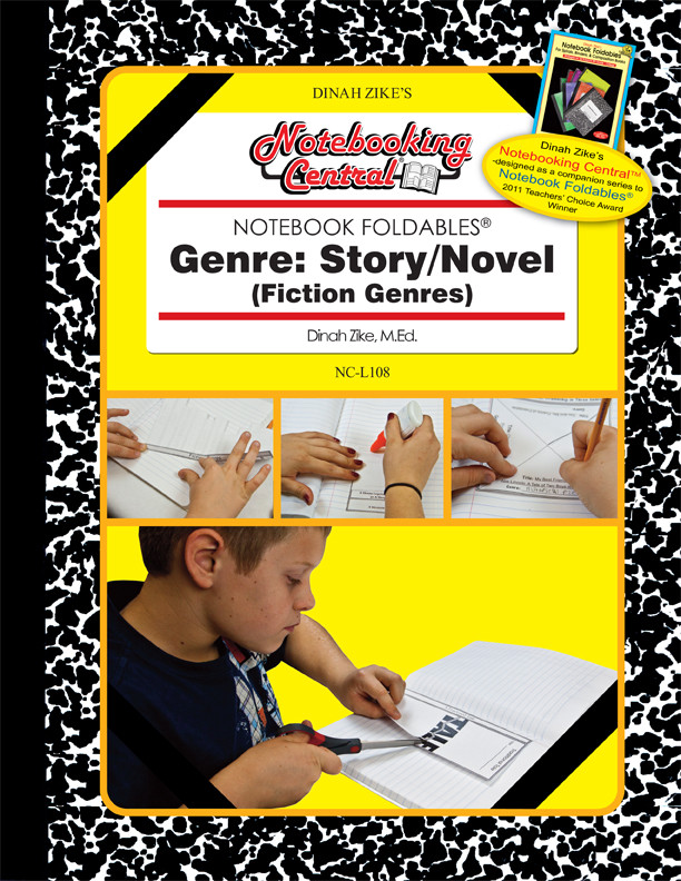 Dinah Zike's Notebooking Central Notebook Foldables Genre: Story/Novel ...