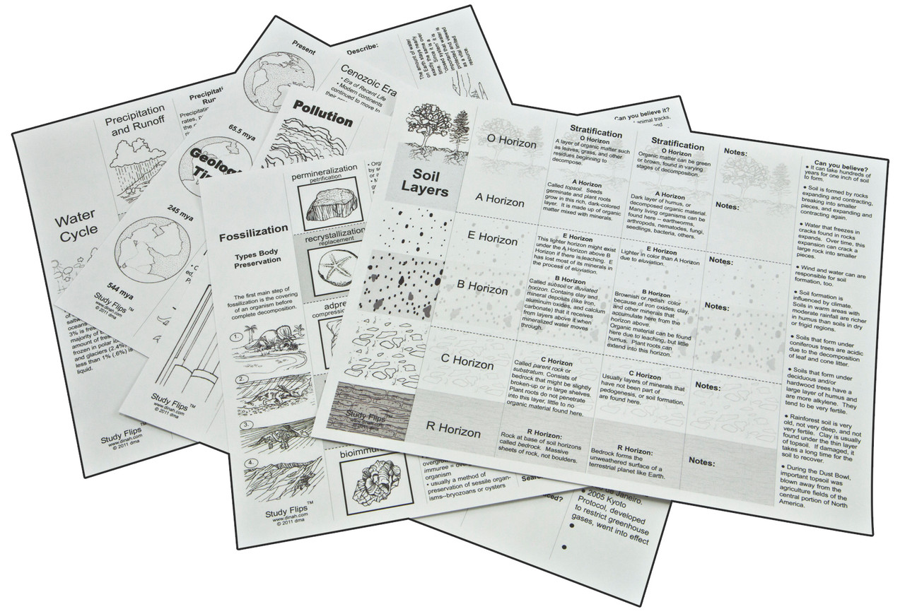 Dinah Zike's Study Flips: Earth Science - DINAH.COM