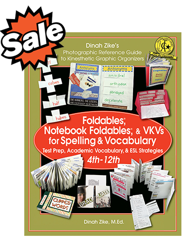 Foldables, Notebook Foldables, & VKV's for Spelling & Vocabulary