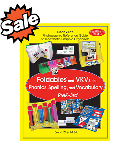 Foldables and VKVs® for Phonics, Spelling, and Vocabulary PreK-3rd