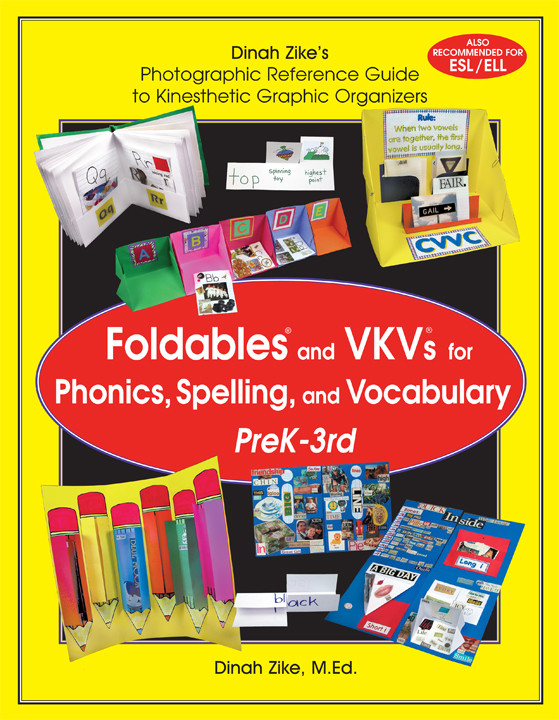 Foldables and VKVs® for Phonics, Spelling, and Vocabulary PreK-3rd