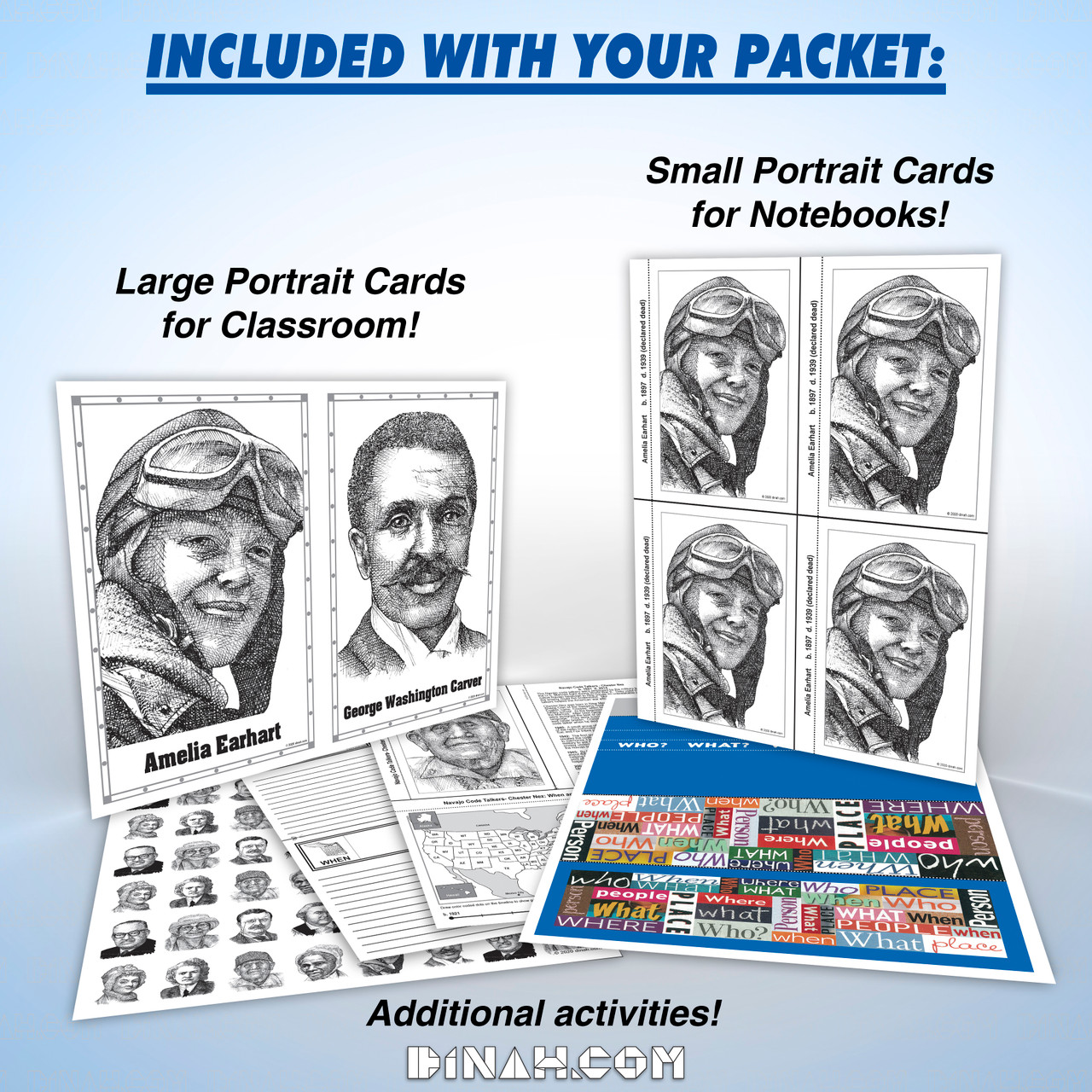 Portraits and Profiles Packet: Second Grade TEKS