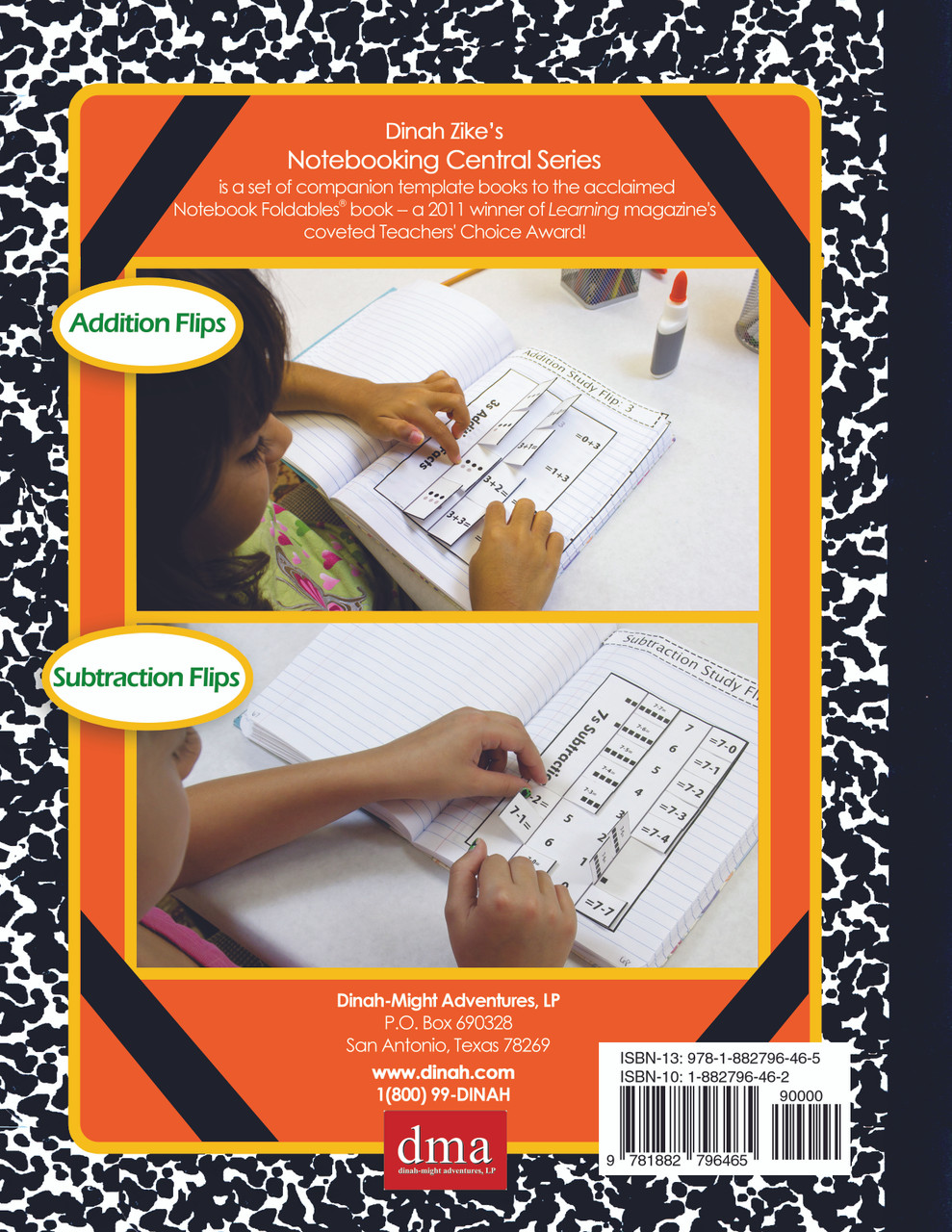 Dinah Zike's Notebooking Central Notebook Foldables Addition and Subtraction: Facts, Operations, and Properties Digital Copy