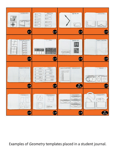 Dinah Zike's Notebooking Central Notebook Foldables Geometry: Beginning Concepts and Applications Digital Copy