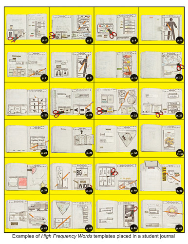 Dinah Zike's Notebooking Central Notebook Foldables High Frequency Words Primary/ELL Digital Copy