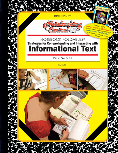 Dinah Zike's NBC Notebook Foldables Strategies for Comprehending & Interacting w/ Informational Text Digital Copy