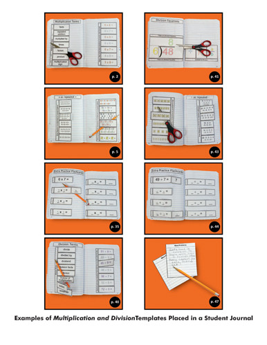 Dinah Zike's NBC Notebook Foldables Multiplication and Division: Facts, Operations, and Properties Digital Copy