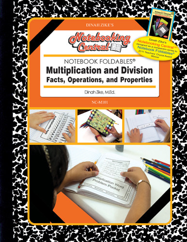 Dinah Zike's NBC Notebook Foldables Multiplication and Division: Facts, Operations, and Properties Digital Copy
