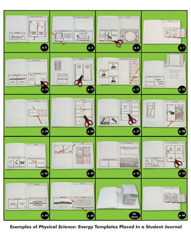 Dinah Zike's Notebooking Central Notebook Foldables Physical Science: Energy Digital Copy