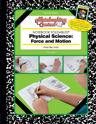 Dinah Zike's Notebooking Central Notebook Foldables Physical Science: Force and Motion Digital Copy