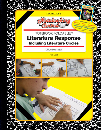 Dinah Zike's Notebooking Central Notebook Foldables Literature Response Including Literature Circles Digital Copy