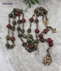 St Michael Holy Spirit Bronze Bloodstone Red Jasper Chaplet