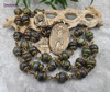 Holy Sacraments Trinity Crown of Thorns Sacred Blood of Jesus Bronze Bloodstone Chaplet