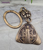 St Benedict One Hail Mary Vintage Bronze Key Chain Pocket Finger Chaplet