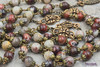 Chaplet of Precious Blood Crown of Thorns Crazy Agate Bronze Antique Style