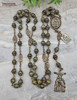 Seven Sorrows Seven Dolores Pieta Bloodstone Vintage Bronze Chaplet