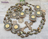 Mary Jesus Raphael Lourdes Jude Therese Coral Jasper Large Bronze Rosary