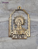 Our Lady of the Pillar Catholic Medal -XLarge Solid Bronze
