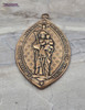 St Joseph with Scenes from his Life Catholic Medal -XLarge Solid Bronze