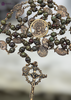 14 Stations Cross Ecce Homo Face Jesus Crown Thorns 15th Station Resurrection Holy Eucharist premium heritage bronze chaplet bloodstone