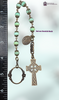 St Patrick & Bridget Celtic Penal Heirloom Chaplet | Heritage Bronze|Chrysoprase