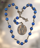 Seven Joys & Sorrows of St Joseph Heirloom Chaplet – Bronze with Blue Jasper