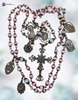 Blessed Virgin Mary Miraculous Mary Mother Mary Immaculate Heart Sacred Heart Jesus St Martin de Porres heritage solid bronze vintage style rosary genuine pink yellow flash fire opal Blessed Virgin Mary Miraculous Mary Mother Mary Immaculate Heart Sacred Heart Jesus St Martin de Porres heritage solid bronze vintage style rosary genuine pink yellow flash fire opal