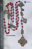 Miraculous Mary Blessed Virgin Mary Our Lady Lourdes Mother Mary Sacred Heart Jesus Two Marys Cross heritage bronze rosary genuine rubies peridot by Bless And Heal Me