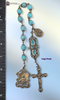Immaculate Mary Annunciation Heirloom Chaplet | Heritage Bronze| Turquoise
