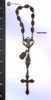 Virgin Mary Immaculate Heart Heirloom Chaplet|Bronze|Purple Jasper