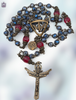 Holy Spirit Holy Trinity Holy Eucharist heritage bronze rosary Preciosa glass beads by Bless And Heal Me