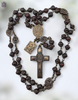 Seven Sorrows Dolores Pieta Crown Thorns Sacred Heart 52 bead heritage bronze chaplet jasper by Bless And Heal Me