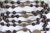 Seven Sorrows Dolores Pieta Crown Thorns Sacred Heart 52 bead heritage bronze chaplet jasper by Bless And Heal Me