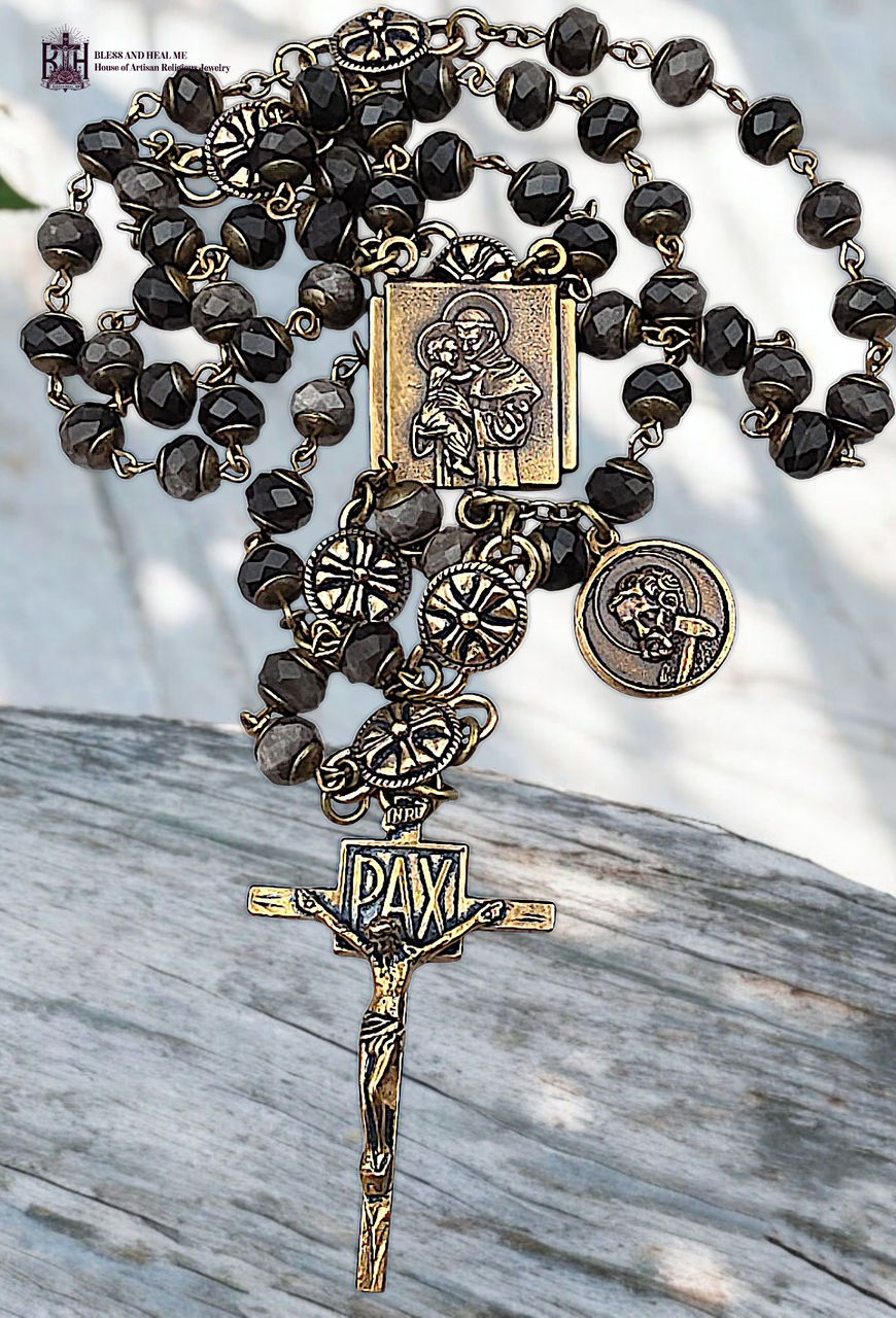 St Anthony, St Joseph & Archangel Michael Rosary | PAX Crucifix