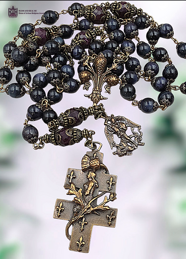 邦楽 ROSARYHILL ashdown Saint Joan of Arc Archangel Michael Fleur de Lis Cross